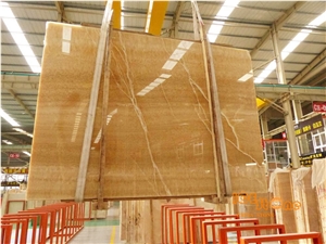 China Yellow Onyx, Chinese Champagne Slabs,Tv Background Slab, Bathroom Countertops,Cut to Size, Wall and Floor Covering Natural Stone, Own Factory