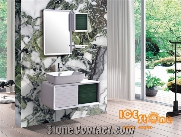 Chinese Stone Blocks,China Exclusive Agent,Hot Sale Ice Green Marble Blocks