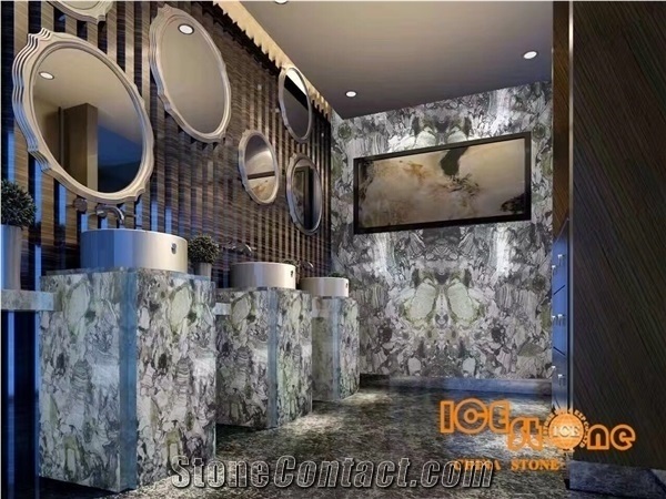 Chinese Stone Blocks,China Exclusive Agent,Hot Sale Ice Green Marble Blocks
