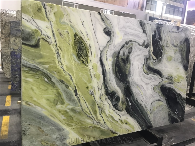 Green Beauty/Bookmatch Marble/Green Jade/China Polished Slabs/Tiles/Tv Wall Set/Natural Stone Products/Blocks Available/Customized Size/Own Quarry
