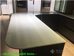 Carrara White, Nano Glass, Crystallized Glass Stone,Slabs, Tiles