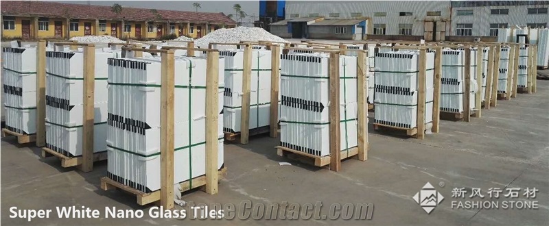 Pure White Nanoglass3,Slab & Tile,Walling & Flooring,Column Cadding