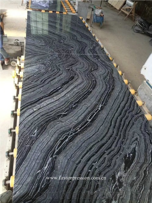 Ancient Wood Grain Marble Slab,Silver Wave Marble Slab ,Wooden Vein Marble ,Silver Wave Flooring Tiles