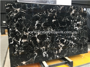Century Black Ice Marble Slabs/ China Black Ice Marble/ Century Black Ice Flower/ Black Marble Tile & Slab/ Black Marble Tiles for Wall & Floor Cover