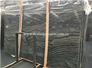 High Quality & Best Price Black Wood Gain Slabs & Tiles/ Silver Wave Black Wooden Zebra/ Antique Wood Black/ Wood Black Serpeggiante Slabs