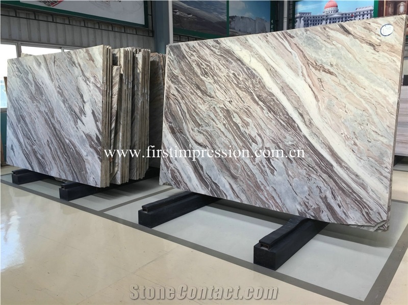 Hot Sale Purple Bronzetto Multicolor Blue Marble/ Natural Stone Big Slab/ Quarry Owner Slabs & Cut-To-Size Tiles