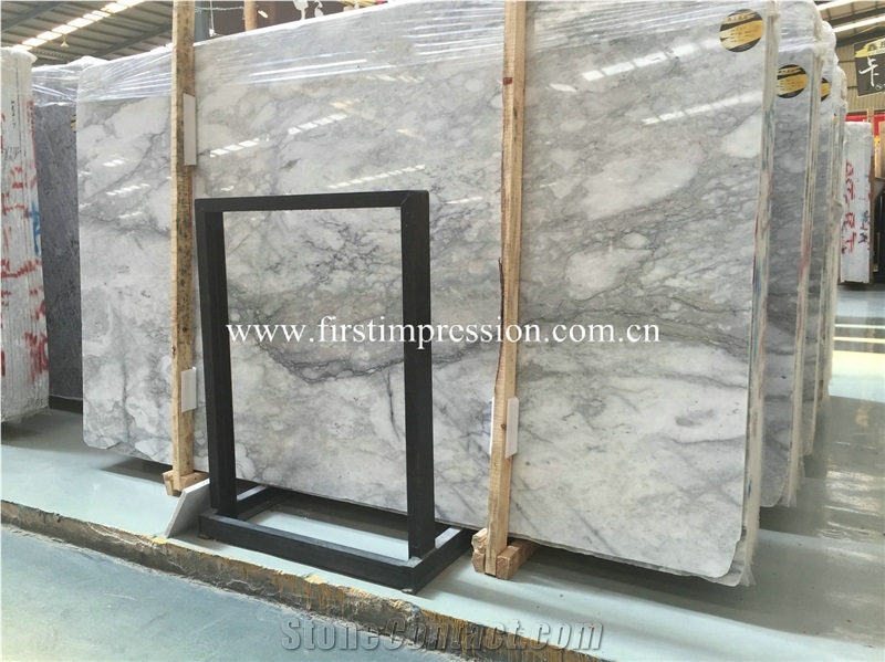 New Polished Carrara White Marble Slab/ White Marble Slabs/ Carrara Marble Tiles and Slabs/ White Marble/ White Color Marble Slabs/ White Marble