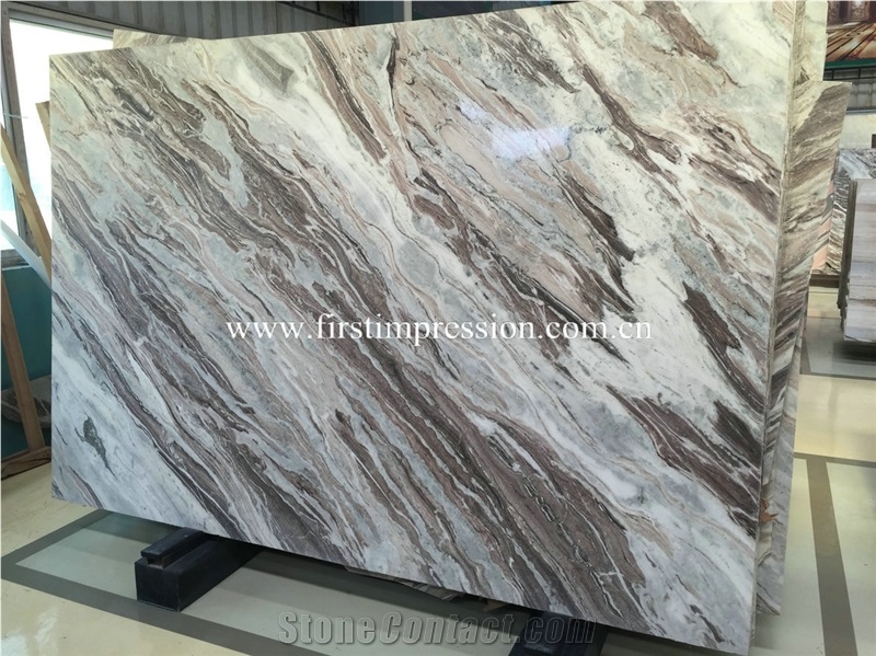 New Polished Purple Bronzetto Multicolor Blue Marble/ Natural Stone Big Slab/ Quarry Owner Slabs & Cut-To-Size Tiles