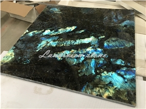 Lemurian Blue Granite Slabs, Labradorite Blue Granite Tiles