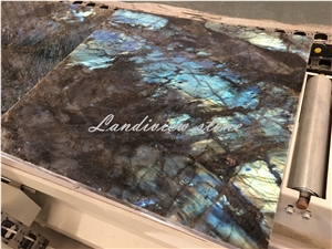 Lemurian Blue Granite Slabs, Labradorite Blue Granite Tiles