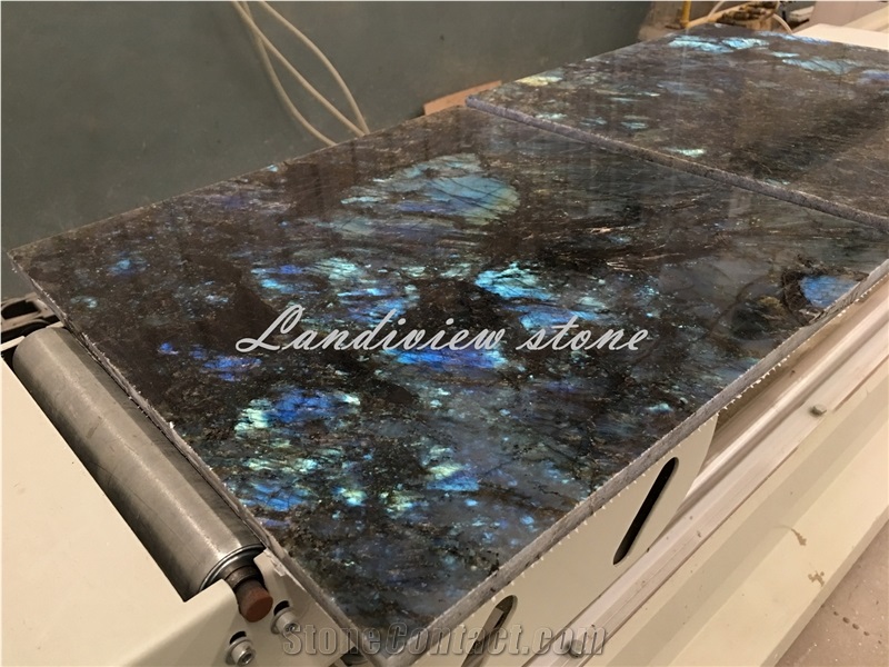 Lemurian Blue Granite Tiles, Labradorite Blue Granite Tiles