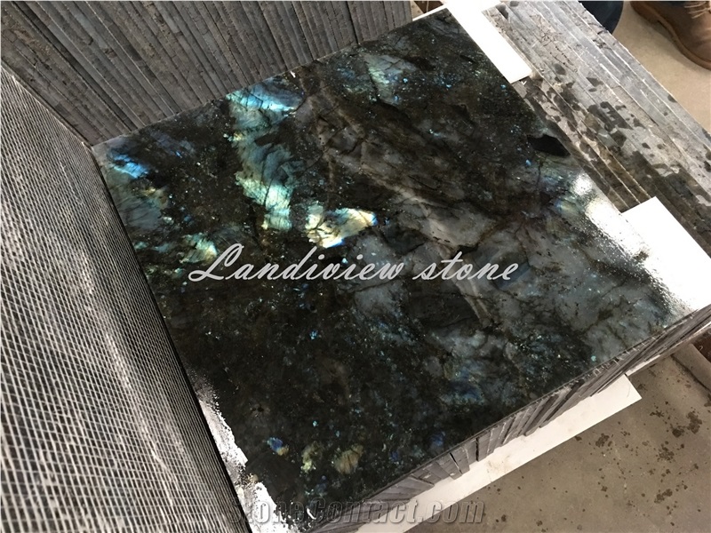 Lemurian Blue Granite Tiles, Labradorite Blue Granite Tiles