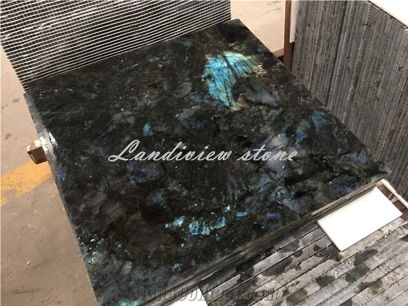 Lemurian Blue Granite Tiles, Labradorite Blue Granite Tiles