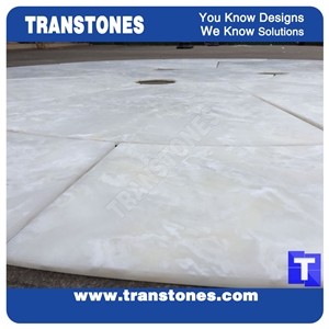 Artificial Rooflight Sheet, Cnc Wall Panels Crystallized Ceiling Decoration, Artificial Stone Rooflight