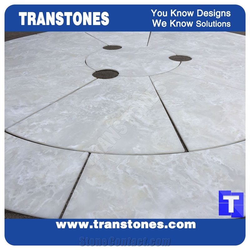 Artificial Rooflight Sheet, Cnc Wall Panels Crystallized Ceiling Decoration, Artificial Stone Rooflight