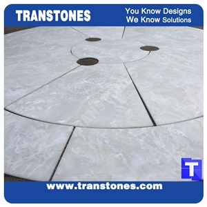 Artificial Rooflight Sheet, Cnc Wall Panels Crystallized Ceiling Decoration, Artificial Stone Rooflight