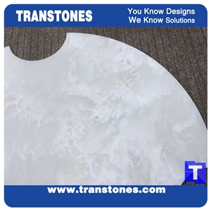 Artificial Rooflight Sheet, Cnc Wall Panels Crystallized Ceiling Decoration, Artificial Stone Rooflight