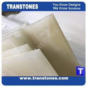 Artificial Rooflight Sheet, Cnc Wall Panels Crystallized Ceiling Decoration, Artificial Stone Rooflight