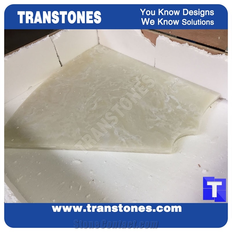 Artificial Rooflight Sheet, Cnc Wall Panels Crystallized Ceiling Decoration, Artificial Stone Rooflight