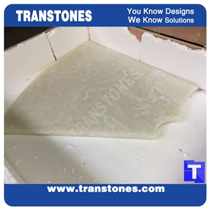Artificial Rooflight Sheet, Cnc Wall Panels Crystallized Ceiling Decoration, Artificial Stone Rooflight