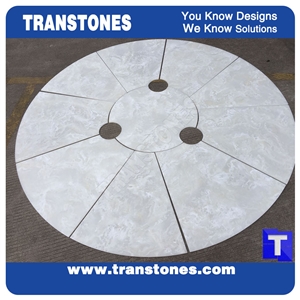 Cut to Size Roof Light and Wall Panel Backlit Solid Surface Faux Marble Interior Materials for Home and Office Decoration