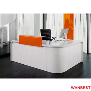 Special Design Acrylic Artificial Stone Shoe Design Shop Retail Store Shopping Center Lobby Mall Office Portable Reception Desk Cashier Counter