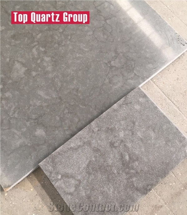 Artificial Quartz Stone Slabs,Imitation Pentalquartz Blue Savoie 8816p Quartz Stone Factory