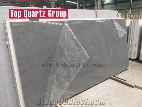 Artificial Quartz Stone Slabs,Imitation Pentalquartz Blue Savoie 8816p Quartz Stone Factory