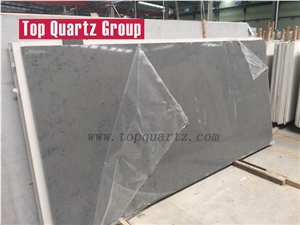 Artificial Quartz Stone Slabs,Imitation Pentalquartz Blue Savoie 8816p Quartz Stone Factory