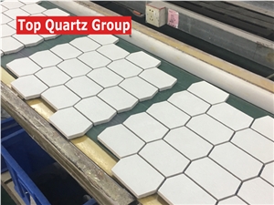 Elongated Hexagon Mosaics ,Full Body Porcelain Tile with Textured Finish,China Ceramic Mosaic Factory Elongated Hexagon Mosaics ,Full Body Porcelain Tile with Textured Finish,China Ceramic Mosaic Factory