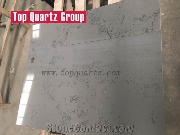 Professional Custom Quartz Stone Bathroom Counter Tops,Artificial Quartz Stone,Imitation Marble Pattern Vanity Tops