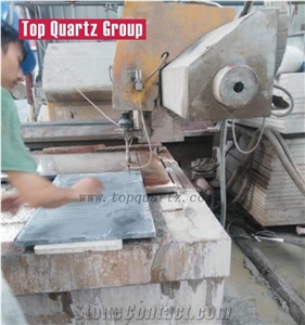 Professional Custom Quartz Stone Bathroom Counter Tops,Artificial Quartz Stone,Imitation Marble Pattern Vanity Tops