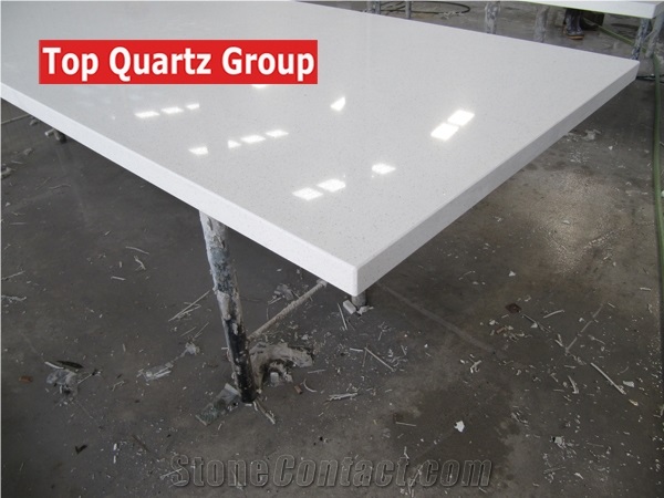 Q1162 White Galaxy Quartz Stone Slabs & Tiles,Stellar White Quartz