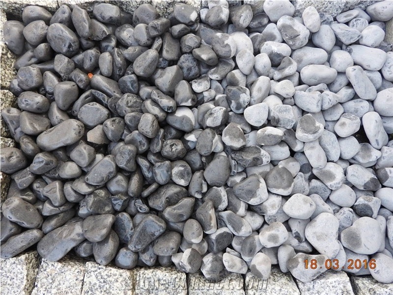 Pebble Nero Ebano for the Garden 1-2cm 2-4cm 4-6cm