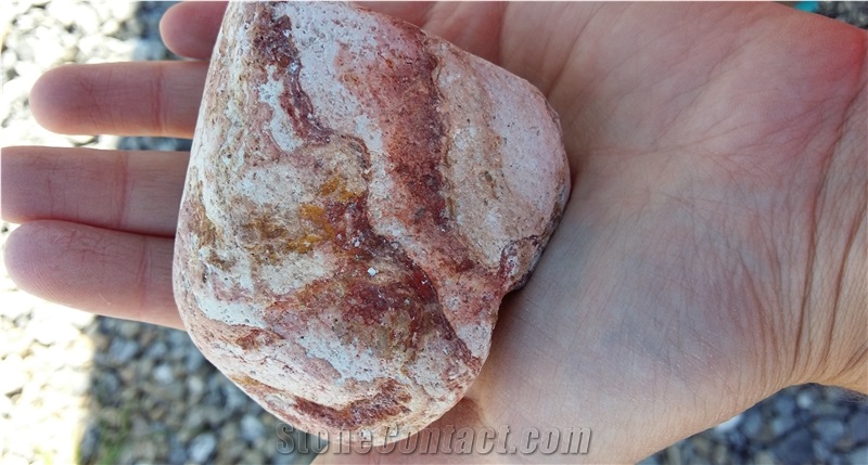 Pebble Rainbow for the Garden 2-4cm, 4-8cm