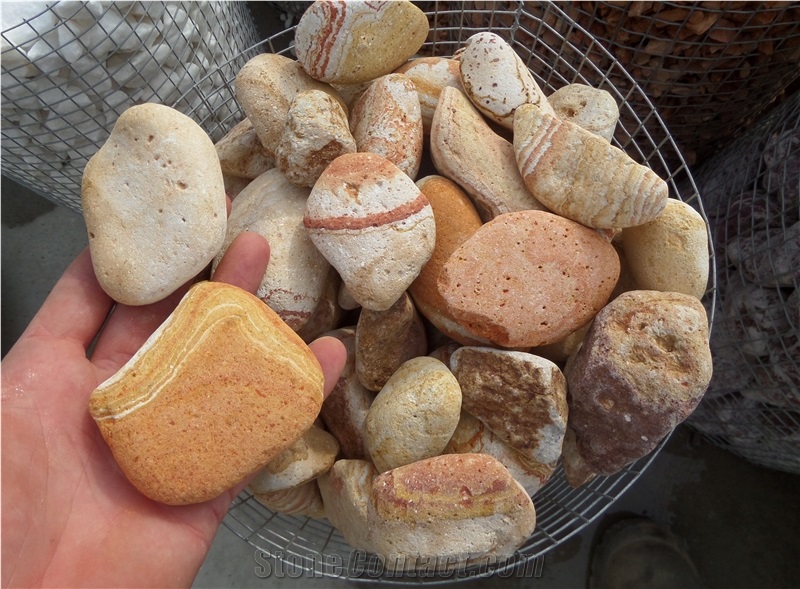 Pebble Rainbow for the Garden 2-4cm, 4-8cm