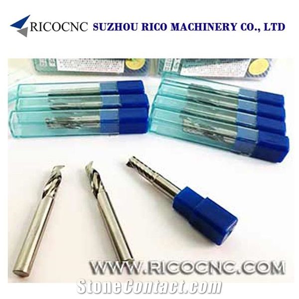 Spiral Router Bits, Single Flute Spiral Bits, Solid Carbide up Cut Router Bits, Single Flute Upcut End Mills