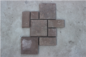 Lilac Sandstone Cube Stone & Pavers, Driveway Paving Stone