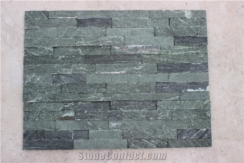 New Mine, Culture Stone, Ledge Stone, Split Face Stone, Stacked Stone, Green Stone