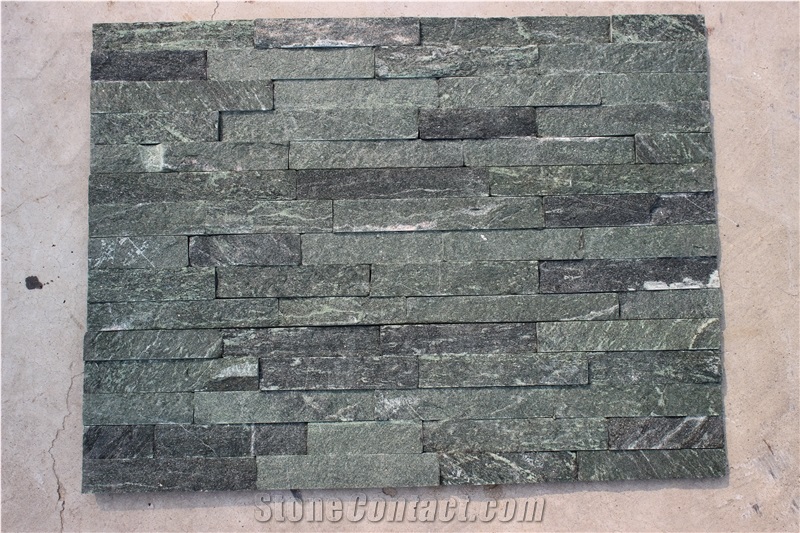 New Mine, Culture Stone, Ledge Stone, Split Face Stone, Stacked Stone, Green Stone