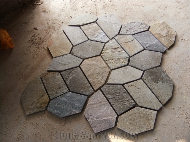Random Flagstones, Flagstone ,Crazy Paving, Paving, Landscape Paving