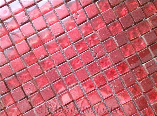China Red Mosaic Tile