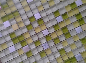 Green Glass Mosaic Tiles