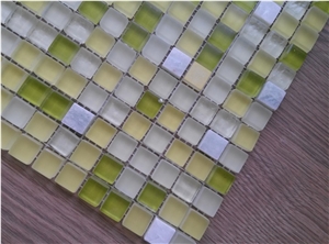 Green Glass Mosaic Tiles