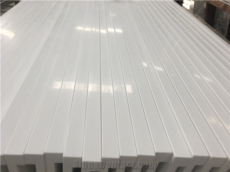 China Polished Quartz Slab /Pure White Quartz Slabs/Caesarstone 1141 Pure White Quartz/Caesarstone Quartz Countertop/Pure White Quartz Countertops