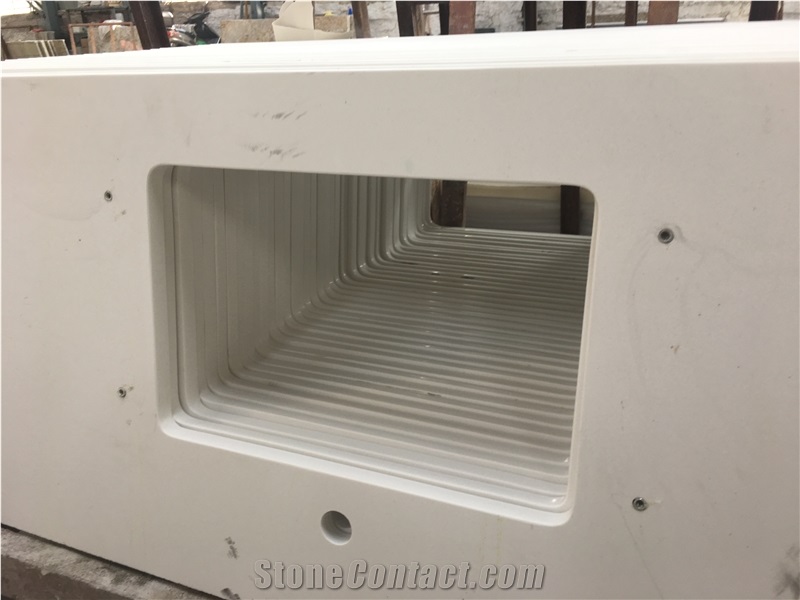 China Polished Quartz Slab /Pure White Quartz Slabs/Caesarstone 1141 Pure White Quartz/Caesarstone Quartz Countertop/Pure White Quartz Countertops