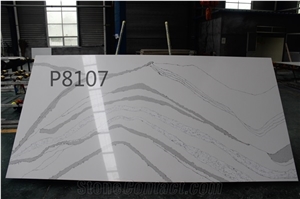 High Quality Calacatta Nuvo Quartz Countertop from China/Statuario Nuvo Quartz Countertops/Statuario Maximus Countertops/Calacatta White Quartz Slabs
