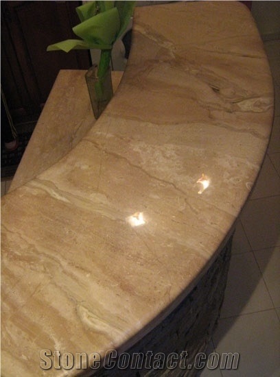 Daino Reale Perlato Beige Marble Interior Floor Stepping Staircase Covering,Stairs,Steps for Villa Risers