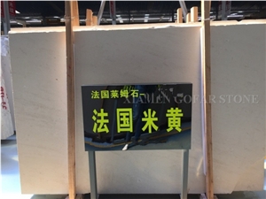 France Beige Limestone Honed Machine Cutting Tiles Panel for Swimming Pool Coping,Lauder Cream Coral Stone for Interior Floor Paving