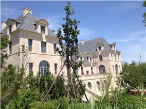 France Buffon Limestone Beige Seashell Coral Stone Tiles Honed Building Exterior Wall Cladding,Walling Pattern Gofar